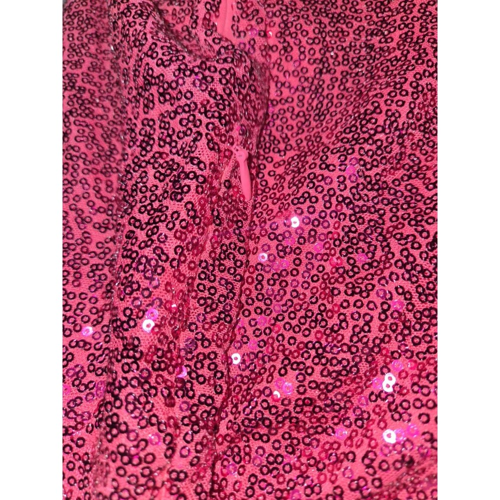 ​GRACE KARIN Sequin Mini Dress Size S Pink Sparkle Elegant Party Dress - Picture 11 of 12